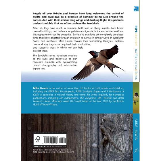 RSPB Spotlight swifts and swallows product photo Front View - additional image 1 L