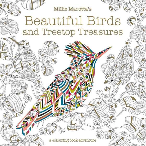 Beautiful birds and treetop treasures colouring book adventure, Millie Marotta product photo Default L