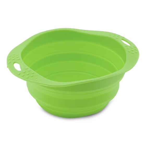 Dog travel bowl - collapsible silicone product photo