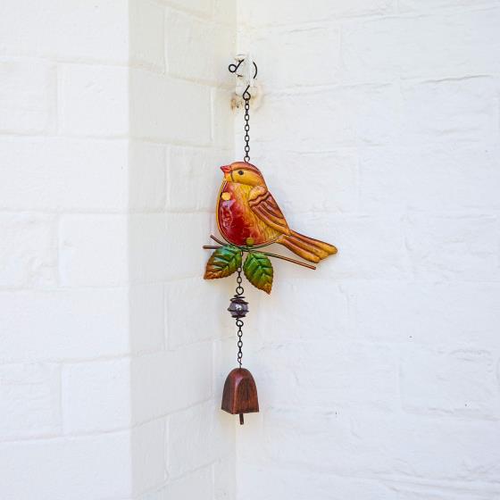 Wind chime robin product photo Front View - additional image 1 L