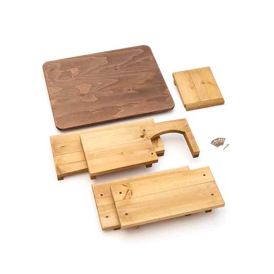 RSPB Classic hedgehog house kit product photo Side View -  - additional image 3 L