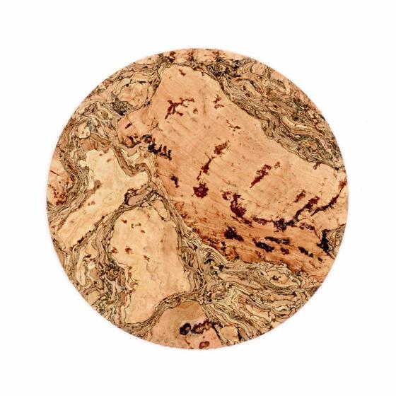 Cork coaster product photo Side View -  - additional image 3 L