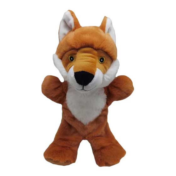 Fox walking puppet soft toy product photo Default L