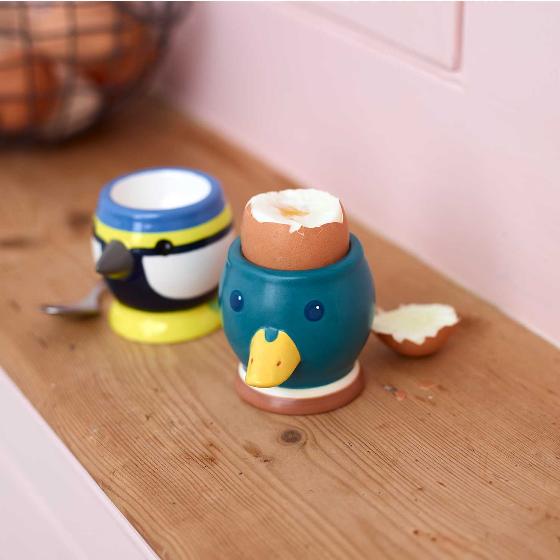 Mallard duck egg cup RSPB Free as a bird product photo Back View -  - additional image 2 L