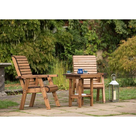 Love seat - RSPB Garden furniture, Lodge Collection product photo Side View -  - additional image 3 L