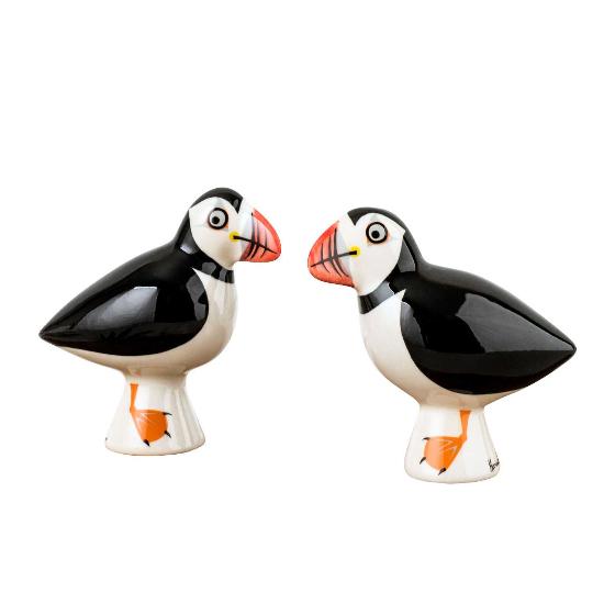 Hannah Turner puffin salt and pepper shakers product photo Side View -  - additional image 3 L
