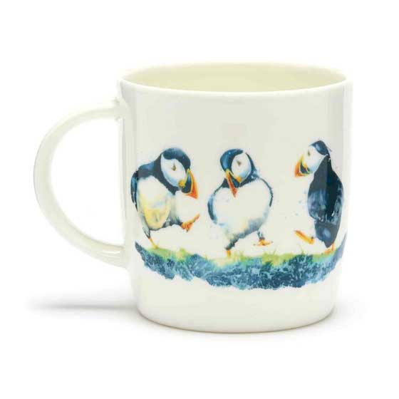 RSPB Life on the edge puffin mug product photo Side View -  - additional image 3 L
