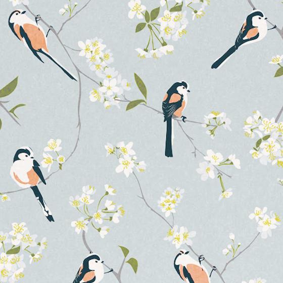 Lorna Syson wallpaper, grey product photo Side View -  - additional image 3 L