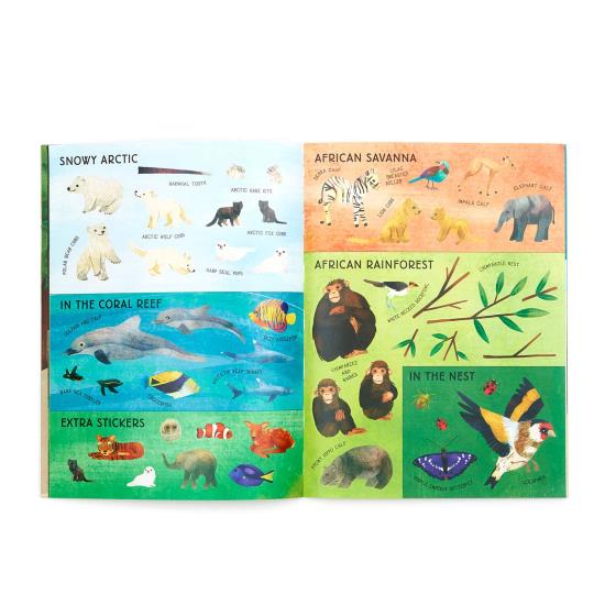 My RSPB Baby Animals sticker activity book product photo Back View -  - additional image 2 L
