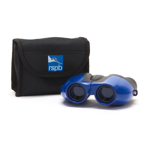 Puffin Jr children's binoculars, blue product photo Front View - additional image 1 L