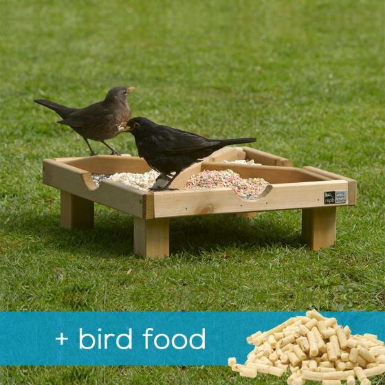 RSPB Ground feeding table & food offer product photo Default L