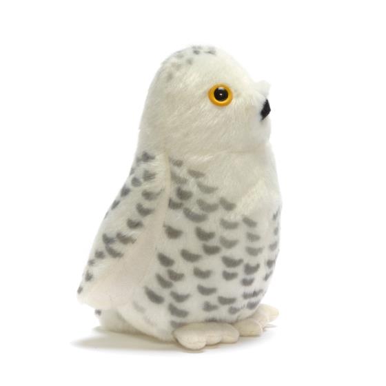 RSPB singing snowy owl soft toy product photo Default L