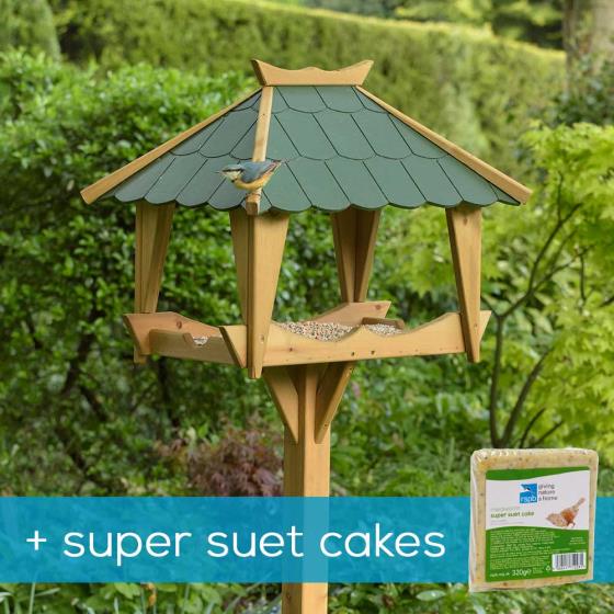 Rspb Pagoda Bird Table Super Suet Cakes Rspb Shop