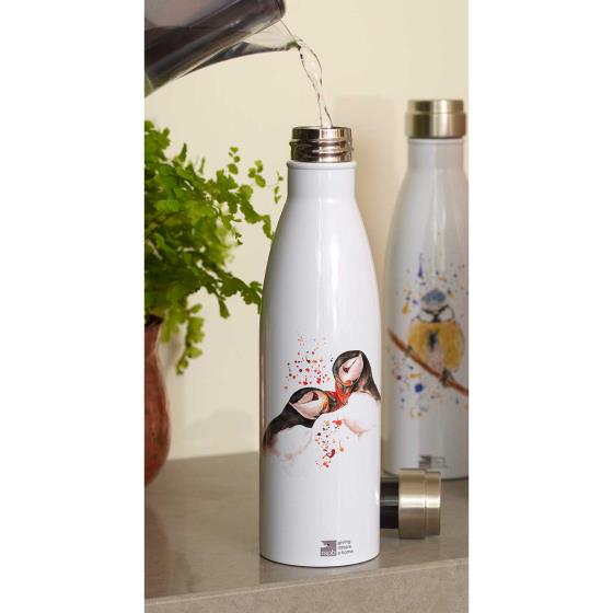 Re-usable bottle, Puffins product photo Back View -  - additional image 2 L