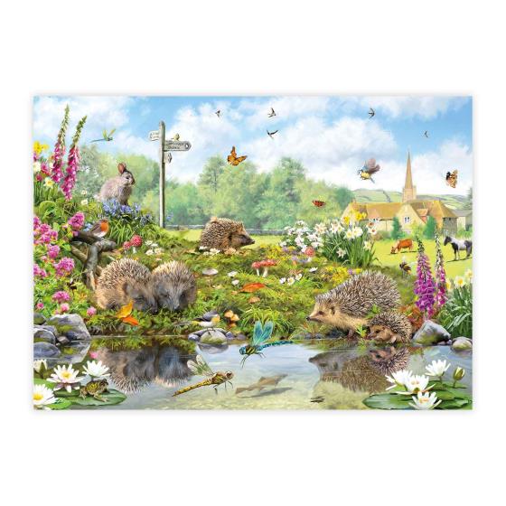 Riverside wildlife 1000 piece jigsaw product photo Front View - additional image 1 L