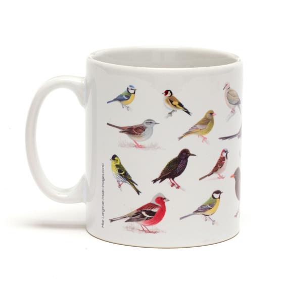 RSPB Garden birds mug product photo Back View -  - additional image 2 L