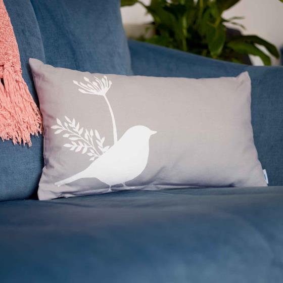 RSPB Free as a bird grey cushion product photo Default L