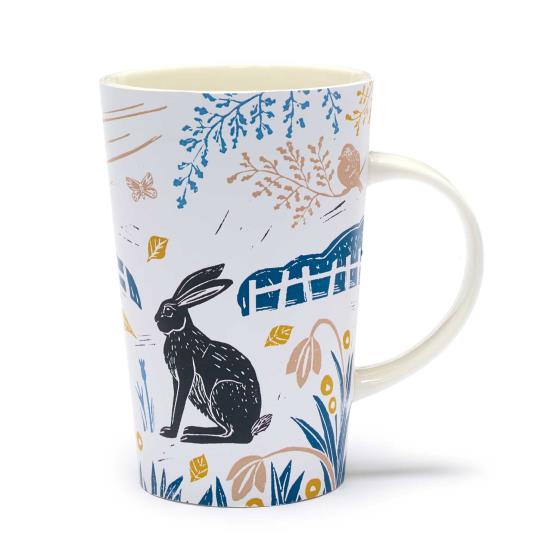RSPB Nature's print hares latte mug product photo