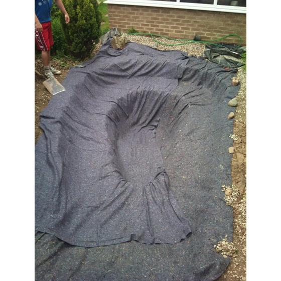 RSPB Pond liner kit, 3m x 3m product photo Side View -  - additional image 3 L