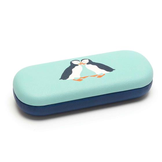 RSPB Puffins glasses case product photo Front View - additional image 1 L