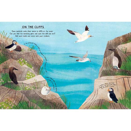 Seaside activity and sticker book by RSPB product photo Side View -  - additional image 3 L