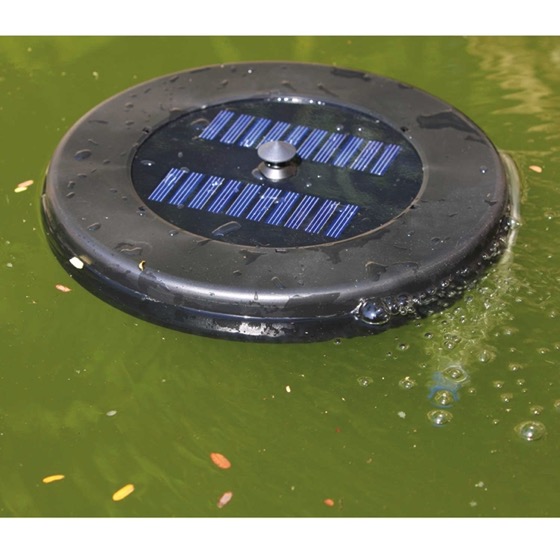 Solar-powered floating pond fountain product photo Side View -  - additional image 3 L