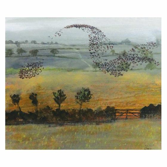 Starlings by Richard Sorrell card product photo Default L
