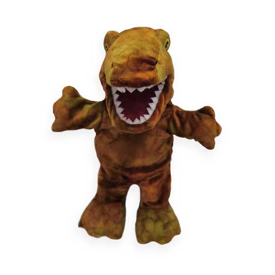 T-Rex walking dinosaur hand puppet soft toy product photo