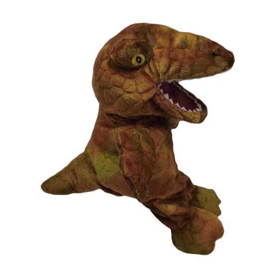 Eco t-rex walking dinosaur hand puppet 32cm product photo Side View -  - additional image 3 L