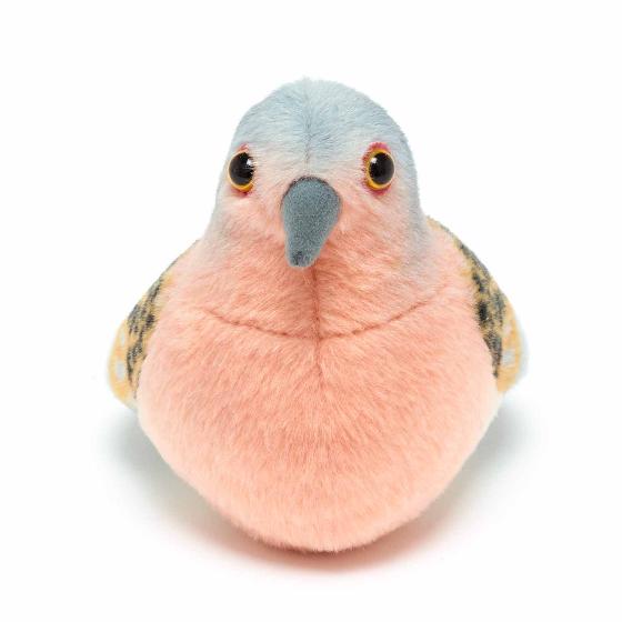 RSPB singing turtle dove soft toy product photo Back View -  - additional image 2 L
