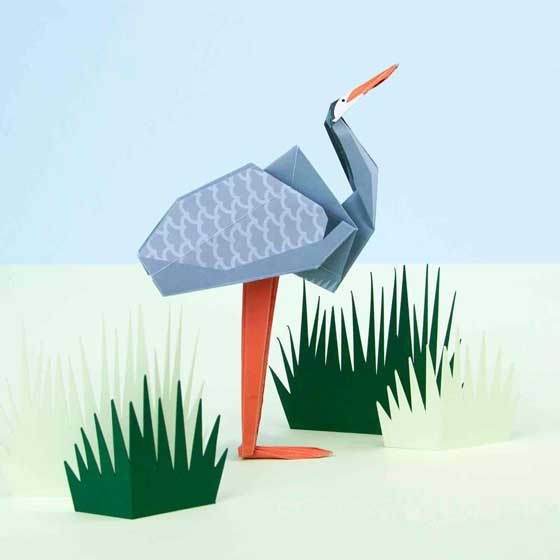 Wetland wildlife origami set product photo additional image 5 L