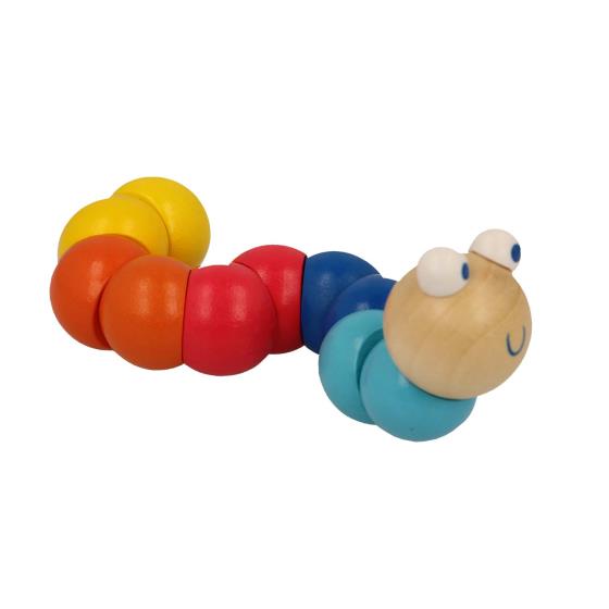 Woody the worm wooden toy product photo Default L