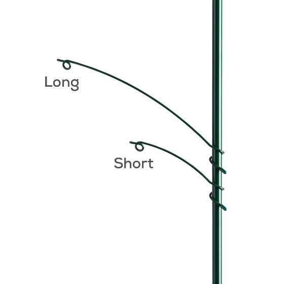 RSPB Bird feeder pole, short hook product photo Side View -  - additional image 3 L