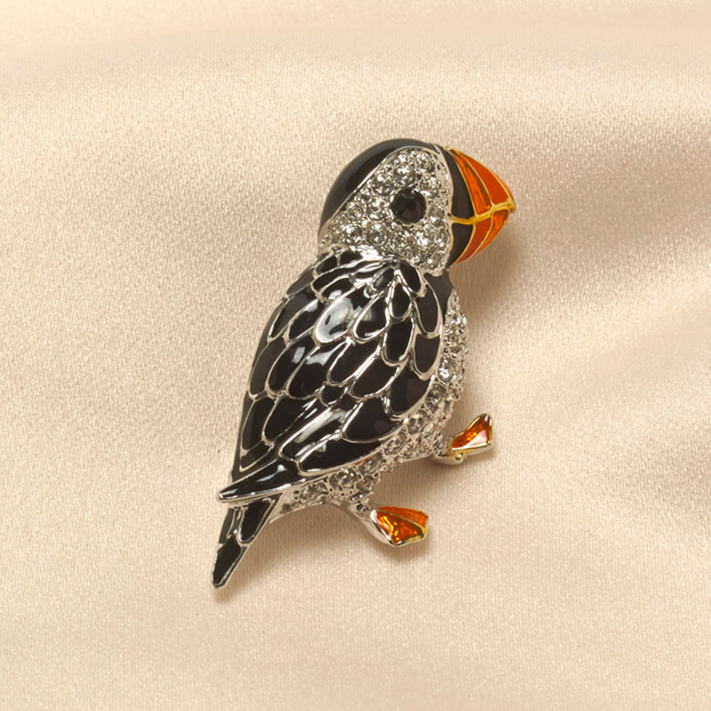Puffin brooch by Bill Skinner product photo