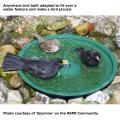Anywhere bird bath product photo Side View -  - additional image 3 T