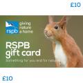 RSPB Gift card £10, squirrel product photo