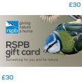 RSPB Gift card £30, blue tit product photo
