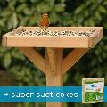 Open bird table & super suet cakes offer product photo