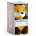 Baby fox cub plush soft toy in box 18cm product photo Side View -  - additional image 3 T