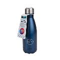 B&Co 350ml reusable bottle, metallic blue product photo