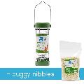 Classic easy-clean small nut & nibble feeder with 1kg buggy nibbles product photo