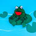 Frog pom-pom making kit product photo Side View -  - additional image 3 T