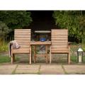 Love seat - RSPB Garden furniture, Lodge Collection product photo Front View - additional image 1 T