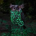 Owl solar light, large product photo additional image 4 T