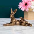 Hare and young ornament product photo