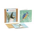 RSPB In the wild puffin and kingfisher notecards pack product photo Side View -  - additional image 3 T