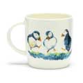 RSPB Life on the edge puffin mug product photo Side View -  - additional image 3 T