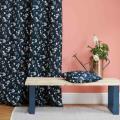 Lorna Syson fabric, navy long-tailed tit product photo Side View -  - additional image 3 T