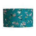 Lorna Syson lampshade teal hummingbird, 30cm product photo Side View -  - additional image 3 T
