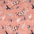 Pink murmuration RSPB organic cotton scarf product photo Side View -  - additional image 3 T